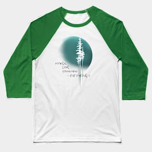 GREEN TREE WHT Baseball T-Shirt